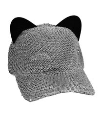 Pīta cepure ar kaķa ausu fliteriem 5726-uniw cena un informācija | Sieviešu cepures | 220.lv