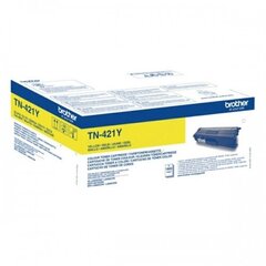 Brother Toner TN-421 Yellow 1,8k TN421Y cena un informācija | Kārtridži lāzerprinteriem | 220.lv