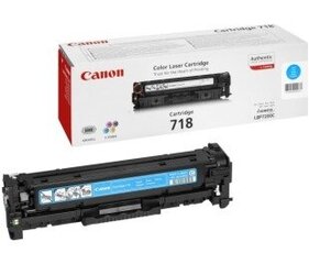 Canon Cartridge 718 Cyan 2661B002 cena un informācija | Kārtridži lāzerprinteriem | 220.lv