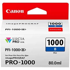 Canon PFI-1000B 0555C001, Blue цена и информация | Картриджи для струйных принтеров | 220.lv