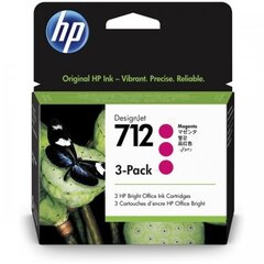 HP Ink No.712 Magenta tri-pack 3ED78A cena un informācija | Tintes kārtridži | 220.lv