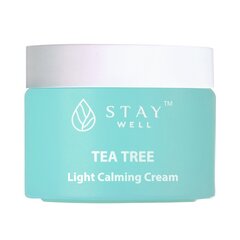 Веганский крем с чайным деревом STAY WELL Vegan Tea Tree Cream, 50 мл цена и информация | Наносите на чистую кожу лица. Подержите около 10-15 минут и смойте водой. | 220.lv