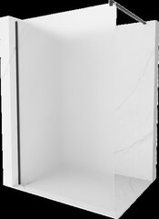 Walk-in dušas siena Mexen Kioto, matēta, Black, 70 x 200 cm cena un informācija | Dušas durvis, dušas sienas | 220.lv