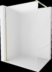 Walk-in dušo sienelė Mexen Kioto, matinė, Gold, 70 x 200 cm цена и информация | Душевые двери и стены | 220.lv