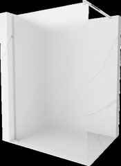 Walk-in dušas siena Mexen Kioto, matēta, Chrome, 100 x 200 cm cena un informācija | Dušas durvis, dušas sienas | 220.lv