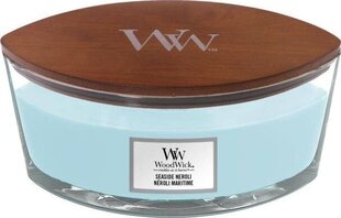 WoodWick aromātiska svece Seaside Nerol Elipsa 453.6 g cena un informācija | Sveces un svečturi | 220.lv