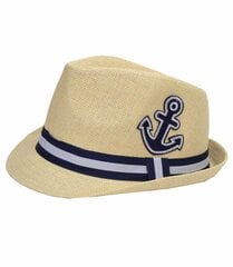 Bērnu panamas enkura salmu cepure 6191-uniw cena un informācija | Sieviešu cepures | 220.lv