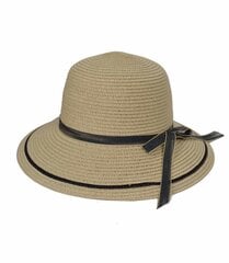 Salmu cepure ar elegantu lentīti 6369-uniw cena un informācija | Sieviešu cepures | 220.lv