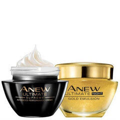 Anew подарочный набор кремов для лица 45+ 2x50ml, Avon цена и информация | Кремы для лица | 220.lv