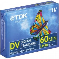 Видеокассета TDK DVC 60 цена и информация | Виниловые пластинки, CD, DVD | 220.lv