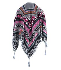 Šalles raksti BOHO stilā 7672-uniw цена и информация | <p>Тапочки женские</p>
 | 220.lv