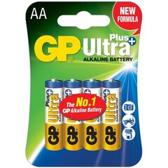 Baterijas GP Ultra plus alkaline AA 1.5V 40 gab. cena un informācija | Baterijas | 220.lv