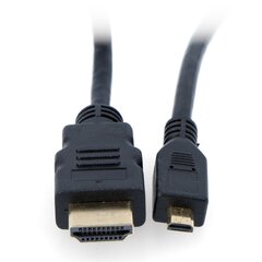 Lexton Micro HDMI - HDMI, 1,5 m cena un informācija | Kabeļi un vadi | 220.lv