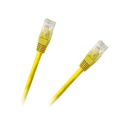 патч-корд utp 8c подключаемый кабель 1,0 м cca желтый cat.6e цена и информация | Кабели и провода | 220.lv