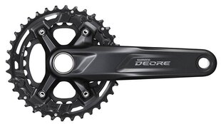 Priekšējais ķēdes bloks Shimano Deore FC-M4100-2 cena un informācija | Citas velosipēdu rezerves daļas | 220.lv