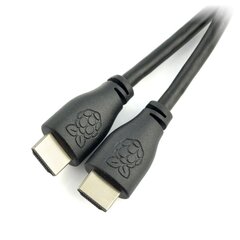 Raspberry Pi, HDMI - HDMI, 1 m cena un informācija | Kabeļi un vadi | 220.lv