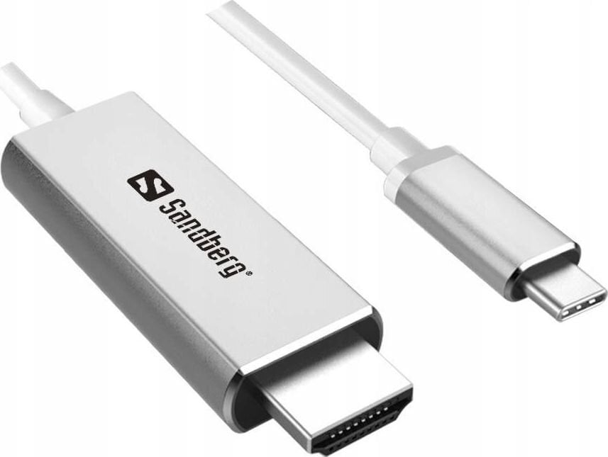 Sandberg, HDMI-USB/ C, 2 m cena un informācija | Kabeļi un vadi | 220.lv