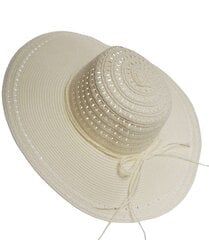 Элегантная женская ажурная соломенная шляпа цена и информация | Женские шапки | 220.lv