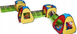 Детская палатка с туннелями Kristrade, 8 в 1 цена и информация | Детские игровые домики | 220.lv