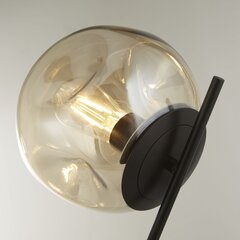 Searchlight galda lampa Punch EU22121-1BK цена и информация | Настольные лампы | 220.lv