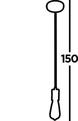 Searchlight piekaramais gaismeklis Squiggle 9661BK цена и информация | Lustras | 220.lv