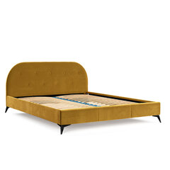 Кровать Liv&Lars Akila 160x200 см, желтый цена и информация | Кровати | 220.lv