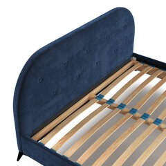 Кровать Liv&Lars Akila 160x200 см, тёмно-синий цена и информация | Кровати | 220.lv