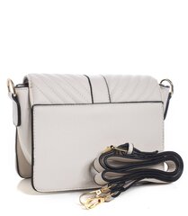 Светло-серая сумочка со съемным ремешком и текстурой. цена и информация | Женские сумки | 220.lv