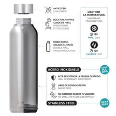 Ūdens pudele Quokka, 630 ml, zaļa cena un informācija | Ūdens pudeles | 220.lv