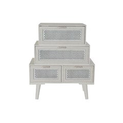 Тумба с ящиками DKD Home Decor Деревянный Белый (60 x 32,5 x 71,5 cm) цена и информация | Комоды | 220.lv