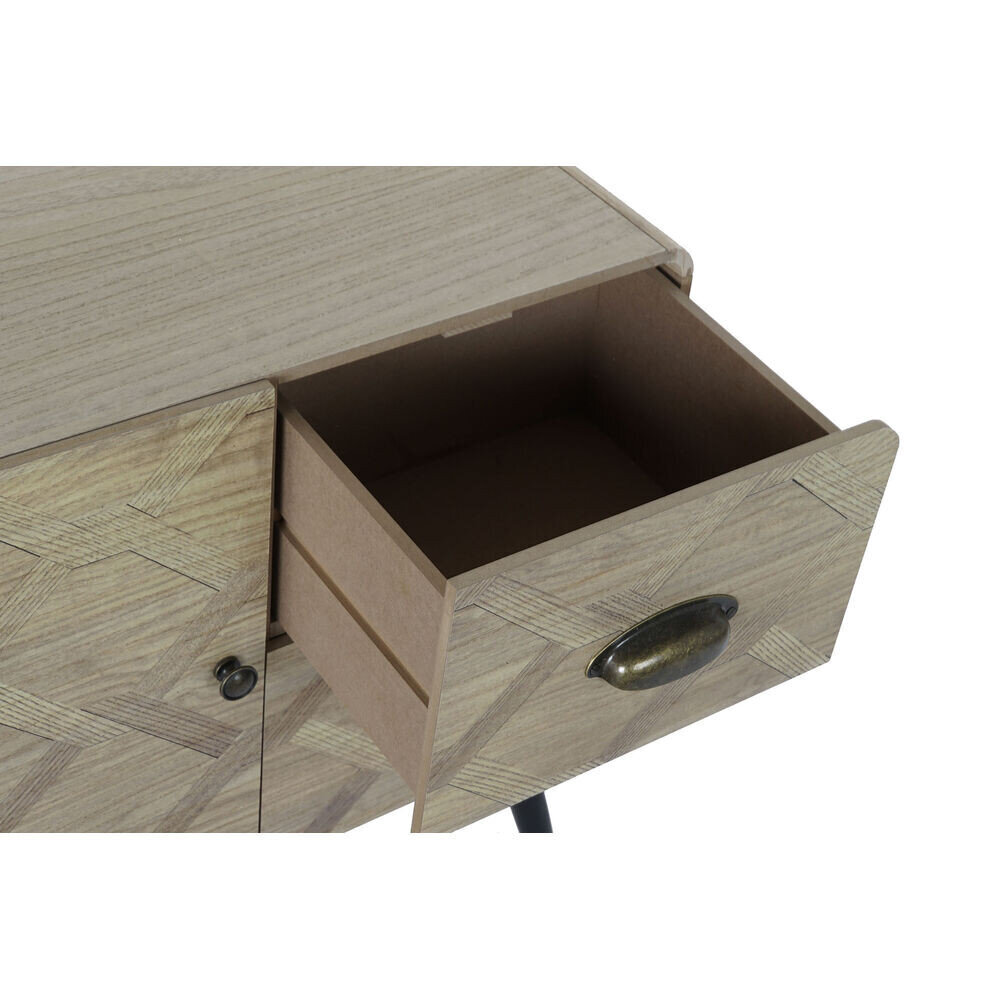 Kumode DKD Home Decor Dabisks Melns MDF 60 x 30 x 56 cm cena un informācija | Kumodes | 220.lv