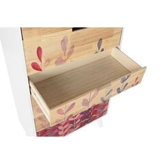 Комод DKD Home Decor Натуральный MDF Белый Тёмно Бордовый (60 x 30 x 108 cm) цена и информация | Комоды | 220.lv