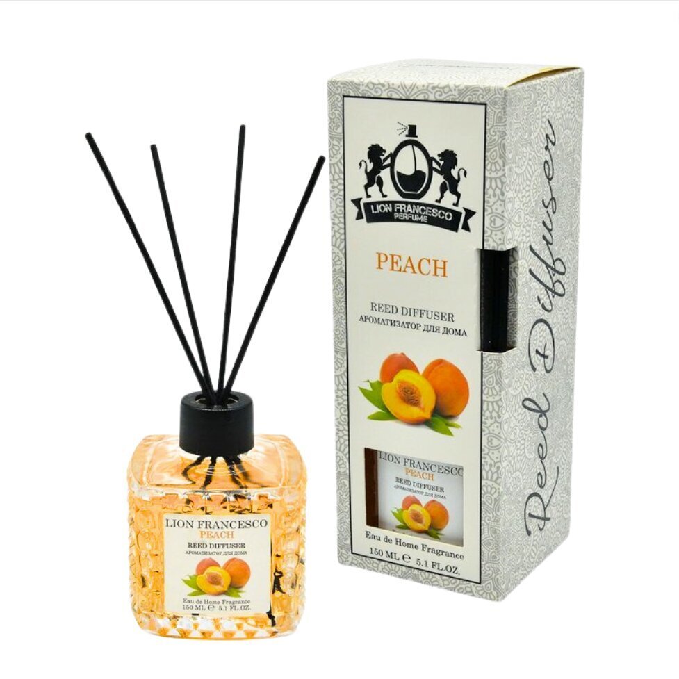 Mājas parfimērija ar nūjiņām Peach Lion Francesco, 150 ml цена и информация | Mājas aromāti | 220.lv