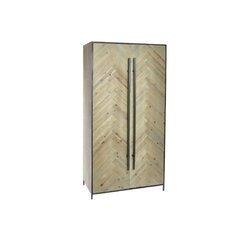 Шкаф DKD Home Decor Ель Металл (92 x 40 x 195 cm) цена и информация | Комоды | 220.lv