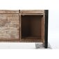 Kumode DKD Home Decor Dabisks Melns Metāls Akācija 140 x 40 x 85 cm cena un informācija | Kumodes | 220.lv