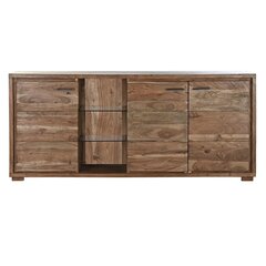 Устройство DKD Home Decor Коричневый Стеклянный древесина акации (175 x 40 x 78 cm) цена и информация | Комоды | 220.lv