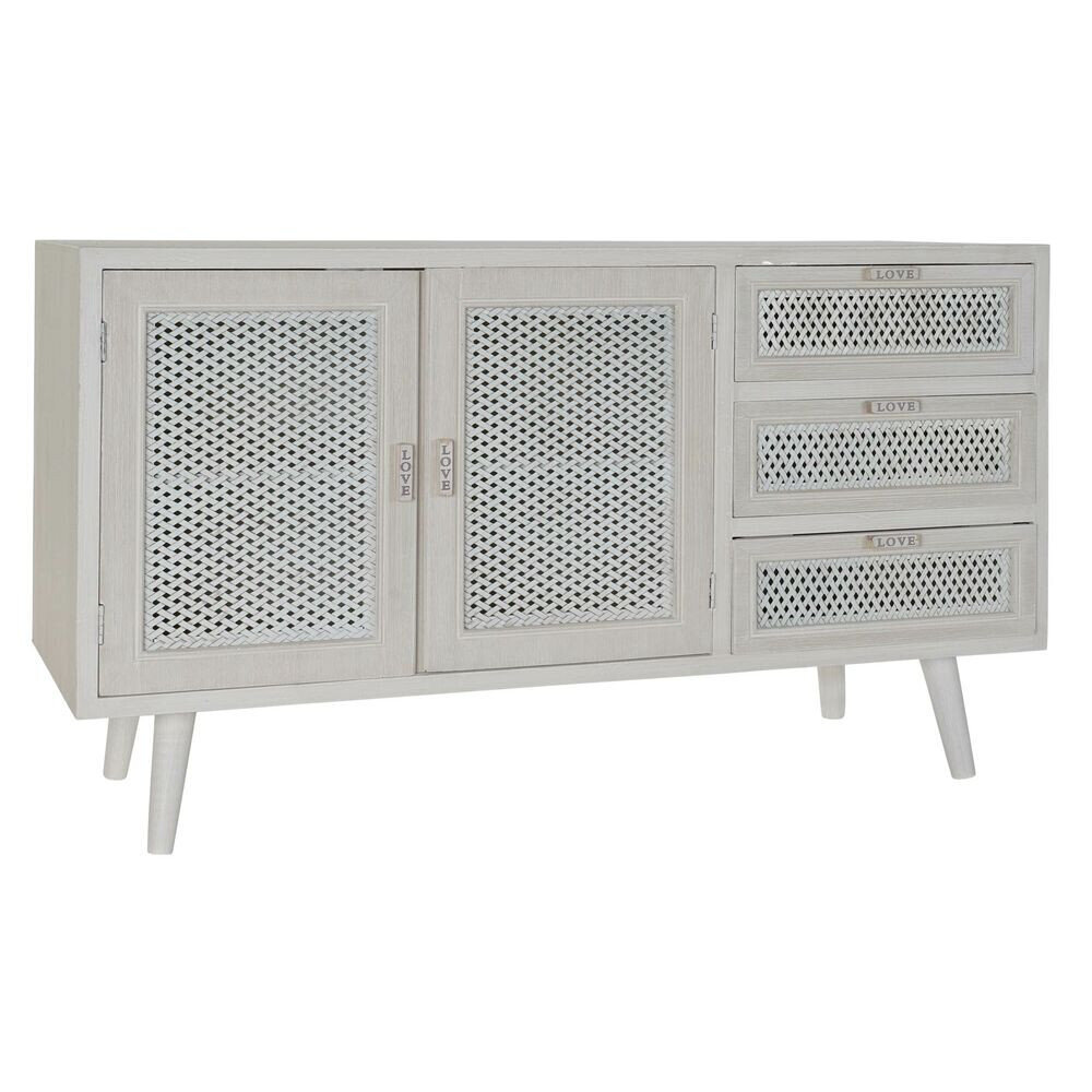 Kumode DKD Home Decor Balts Koks MDF 110 x 41 x 64 cm цена и информация | Kumodes | 220.lv