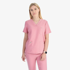 Medicīniskā blūze sievietēm Supra, rozā cena un informācija | Medicīnas apģērbs | 220.lv