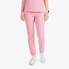 Медицинские брюки для женщин Aura, розовые цена и информация | Медицинская одежда | 220.lv