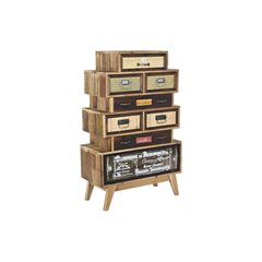 Тумба с ящиками DKD Home Decor Ель Натуральный MDF Vintage (70 x 33,5 x 111 cm) цена и информация | Комоды | 220.lv