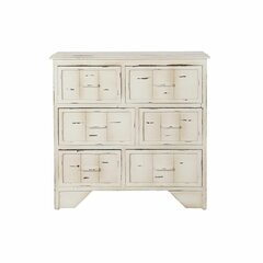 Тумба с ящиками DKD Home Decor MDF Белый (76 x 35 x 74 cm) цена и информация | Комоды | 220.lv