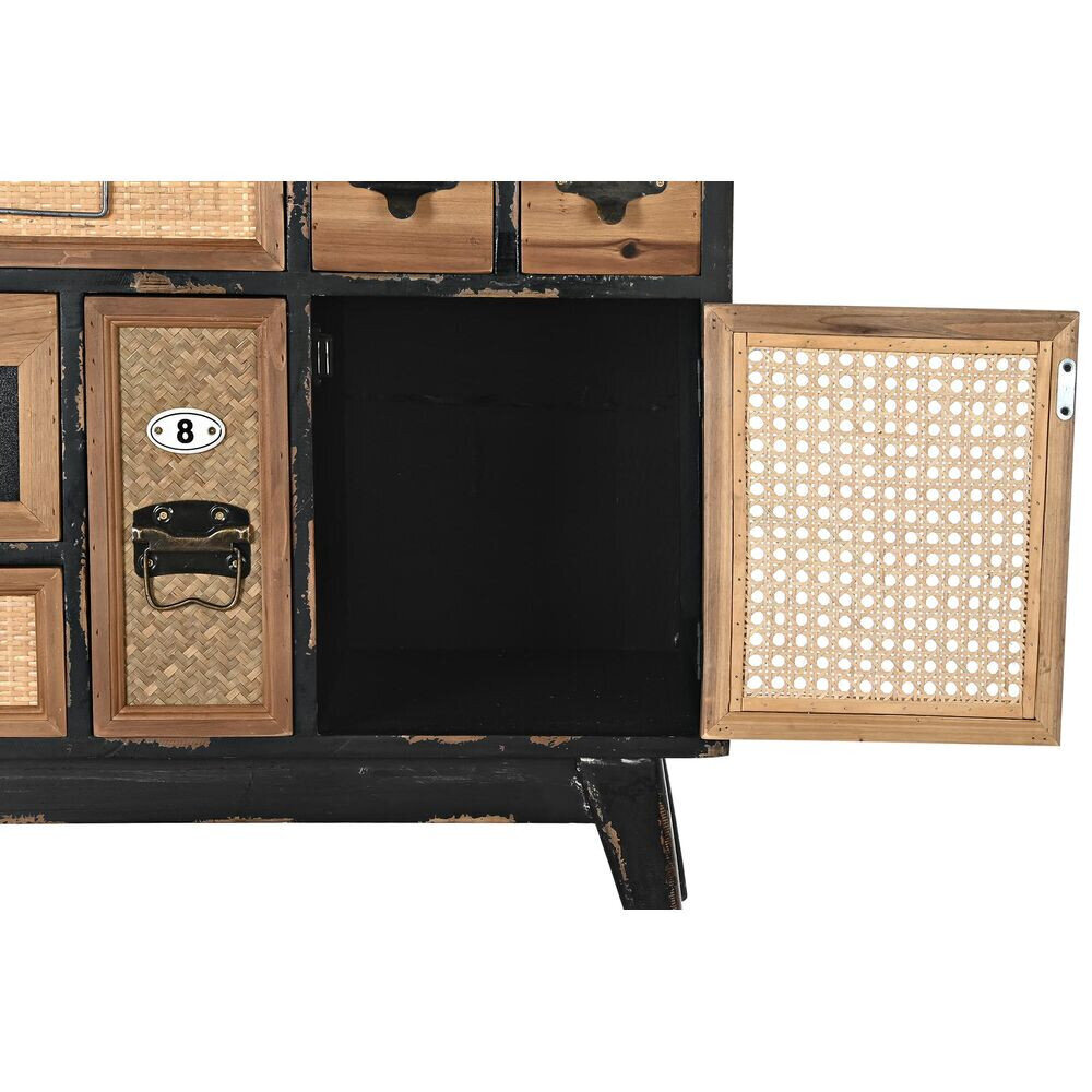 Kumode DKD Home Decor Egle Dabisks Melns MDF Vintage 87 x 34 x 81,5 cm cena un informācija | Kumodes | 220.lv