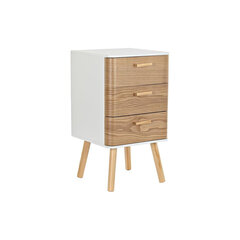 Kumode DKD Home Decor Dabisks MDF Balts Bambuss 40 x 40 x 73,5 cm cena un informācija | Kumodes | 220.lv