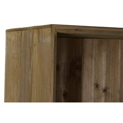 Шкаф DKD Home Decor Чёрный Деревянный Металл Стеклянный (70 x 34.5 x 160 cm) цена и информация | Комоды | 220.lv