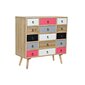 Kumode DKD Home Decor Koks MDF 80 x 35 x 82 cm cena un informācija | Kumodes | 220.lv