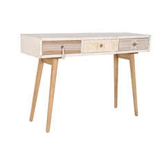 Konsoles galds DKD Home Decor Egle Dabisks Kokvilna Balts 120 x 35 x 80 cm cena un informācija | Konsoles galdiņi | 220.lv