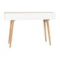 Konsoles galds DKD Home Decor Egle Dabisks Kokvilna Balts 120 x 35 x 80 cm cena un informācija | Konsoles galdiņi | 220.lv