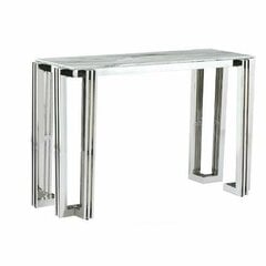 Konsoles galds DKD Home Decor Stikls Tērauds 120 x 45 x 78 cm cena un informācija | Konsoles galdiņi | 220.lv