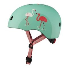 Bērnu ķivere Micro Flamingo, zaļa цена и информация | Шлемы | 220.lv