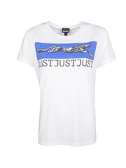 Just Cavalli T-shirt - S02GC0342 N20663 - Белый  regular fit S02GC0342 N20663 цена и информация | Женские футболки | 220.lv